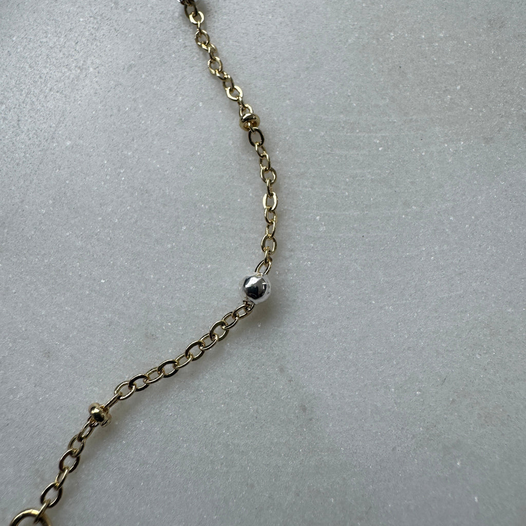 Mixed Metal Hand chain