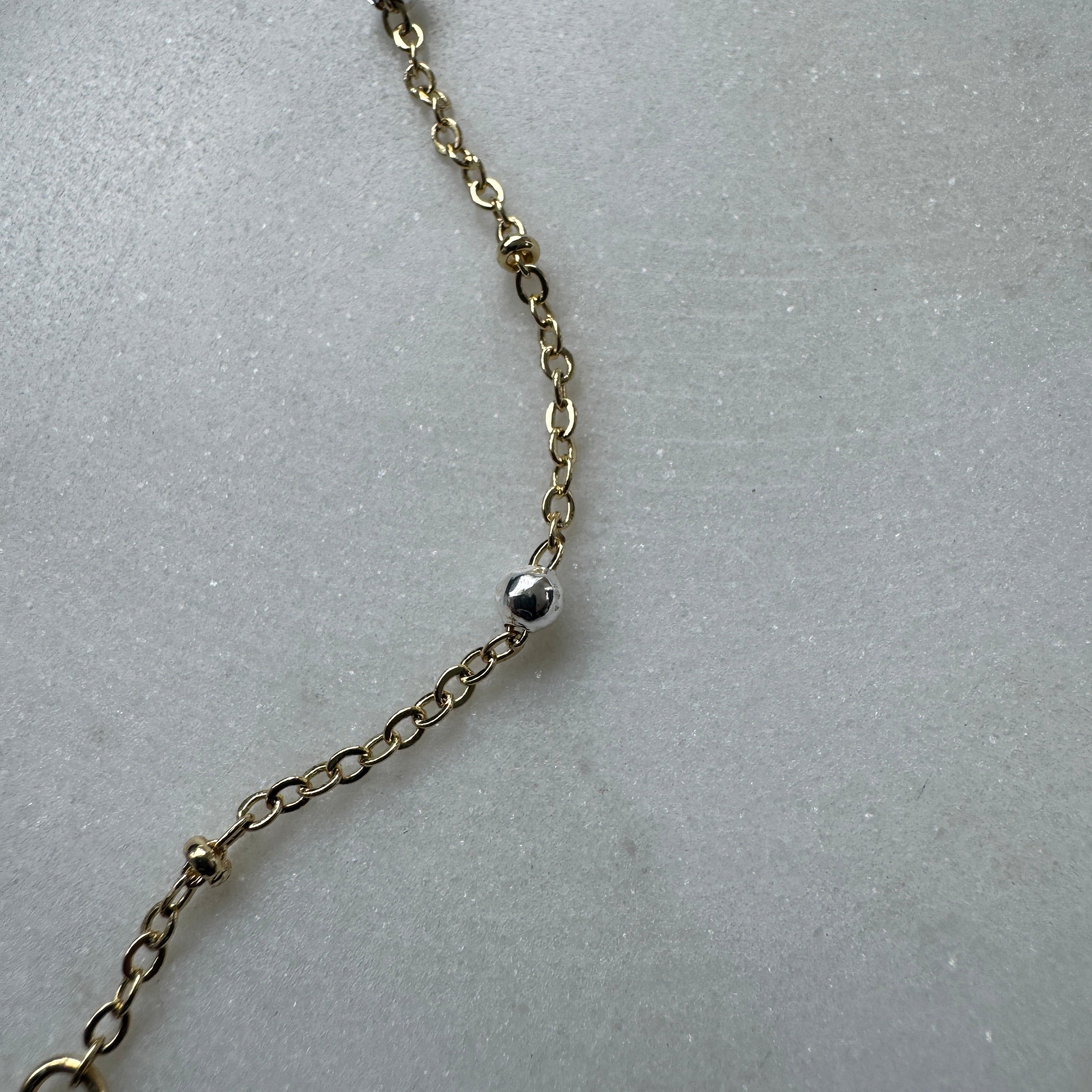 Mixed Metal Hand chain