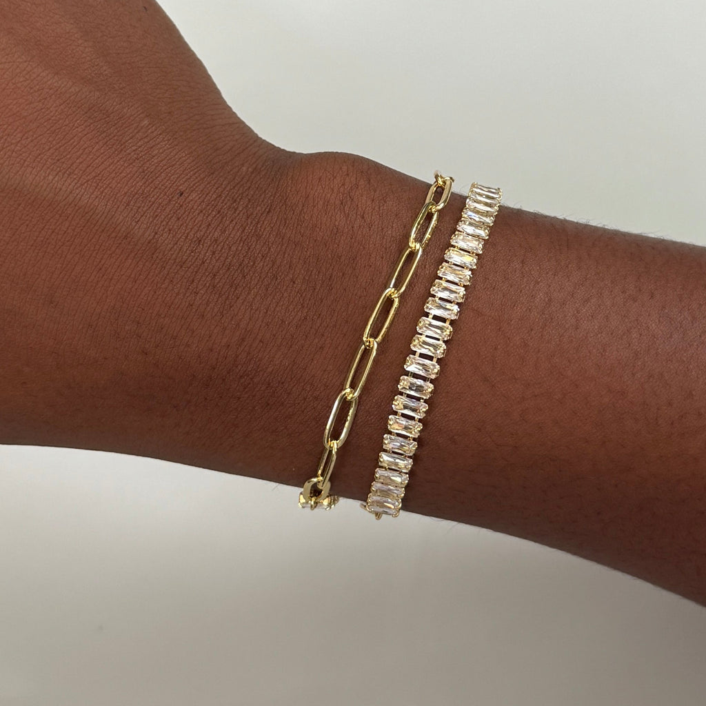 Baguettes & Paperclips Bracelet