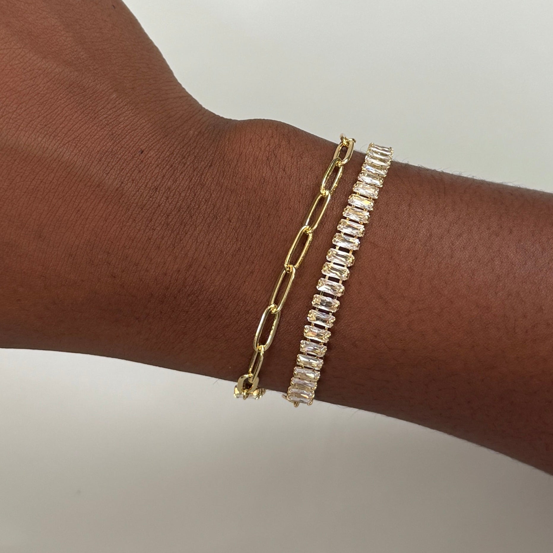 Baguettes & Paperclips Bracelet