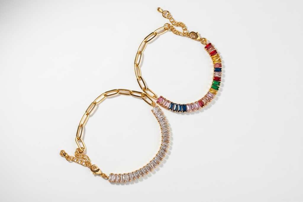 Baguettes & Paperclips Bracelet