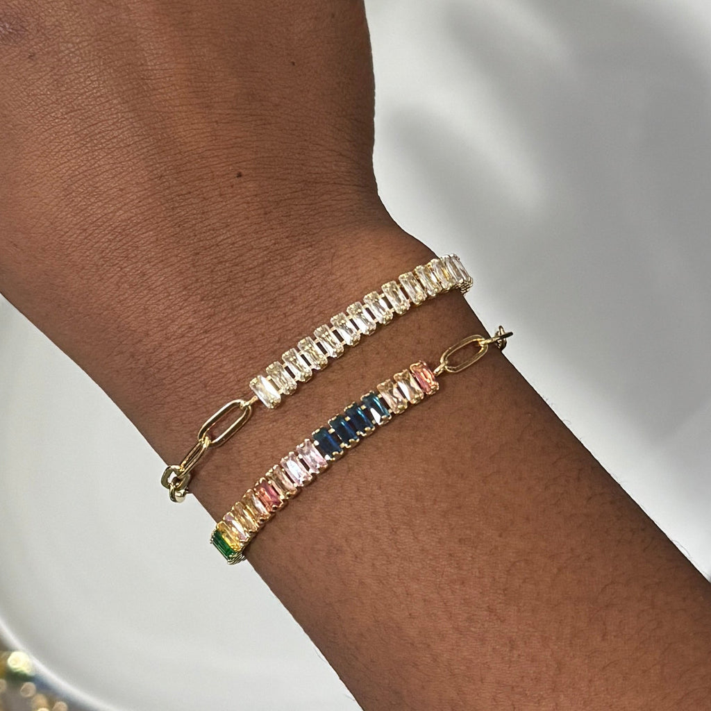 Baguettes & Paperclips Bracelet