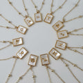 Mother of Pearl Zodiac Necklace