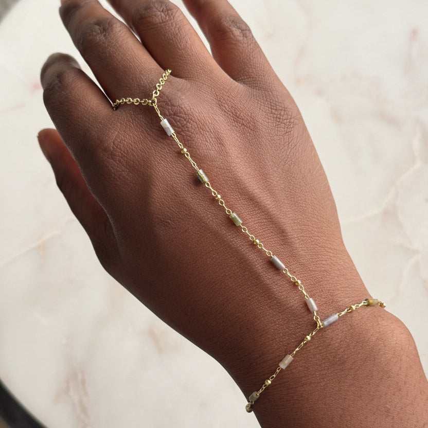 Gemstone Hand Chain