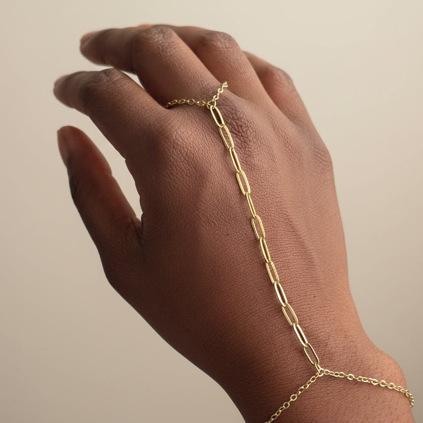 Paperclip Hand Chain