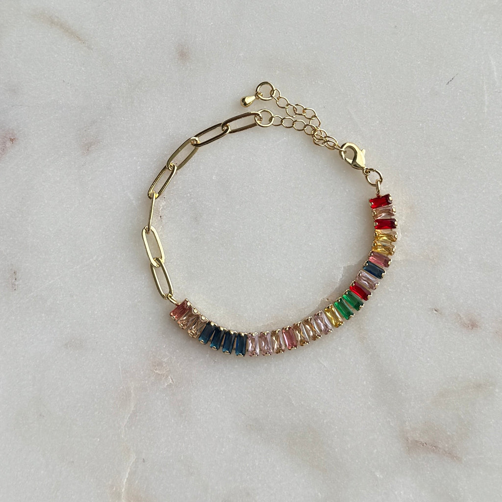 Baguettes & Paperclips Bracelet