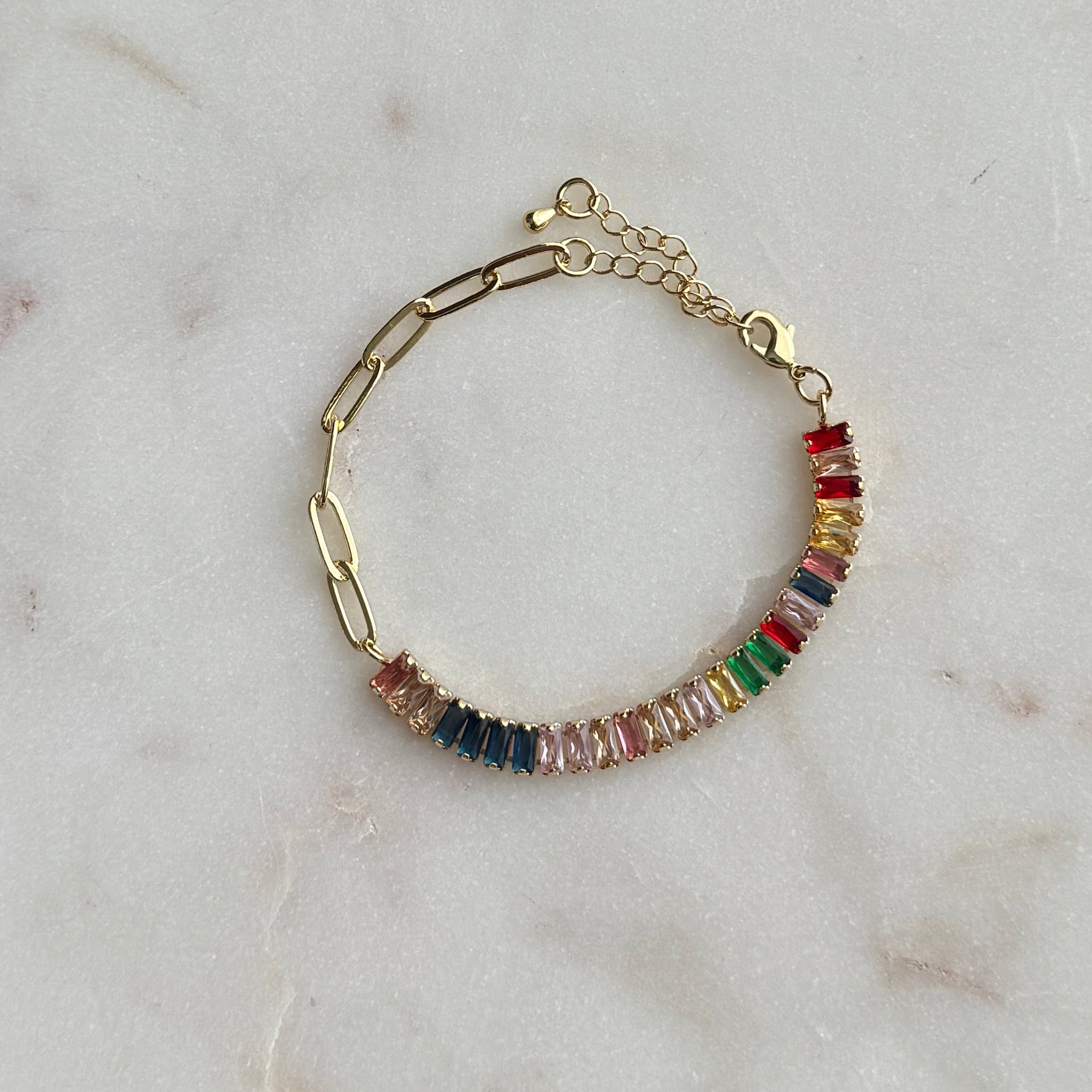 Baguettes & Paperclips Bracelet