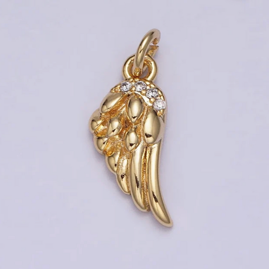 Mini Angel Wing Charm