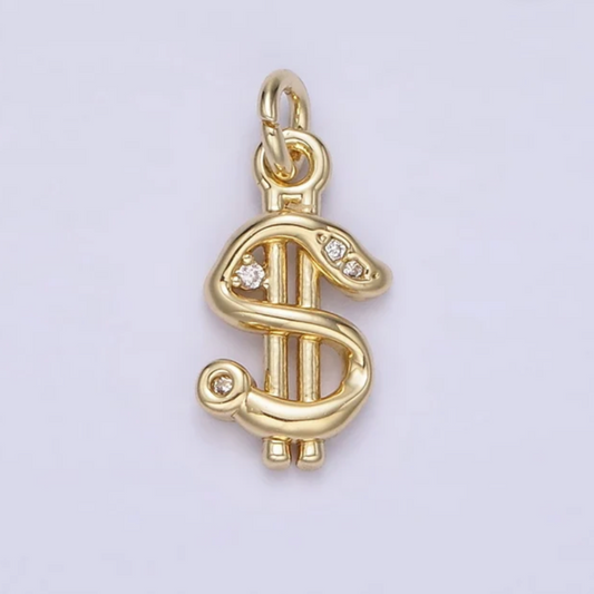 Dollar Sign Charm